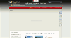 Desktop Screenshot of adriatic-luxury-estate.com
