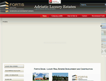 Tablet Screenshot of adriatic-luxury-estate.com